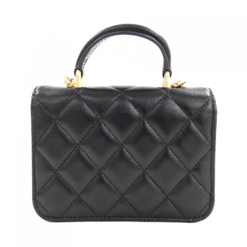 Chanel Chain Clutch Coin Case Lamb Black - Picture 2 of 5